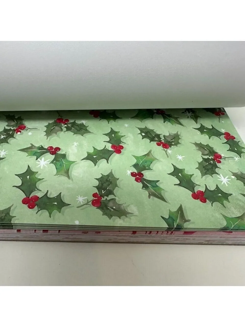 Christmas Holiday Wonderland Scrapbook Paper Pad 8.5x11  Craft Supply 60 Sheets